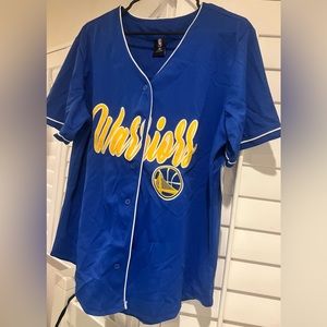 NBA Warriors women’s jersey/large